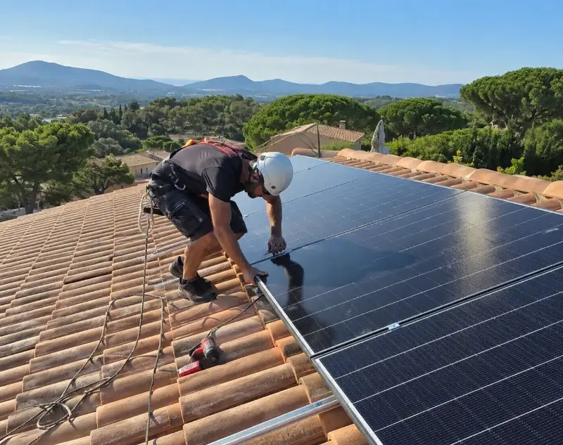 Installateur panneaux solaires Aureille — pose photovoltaïque sur toiture