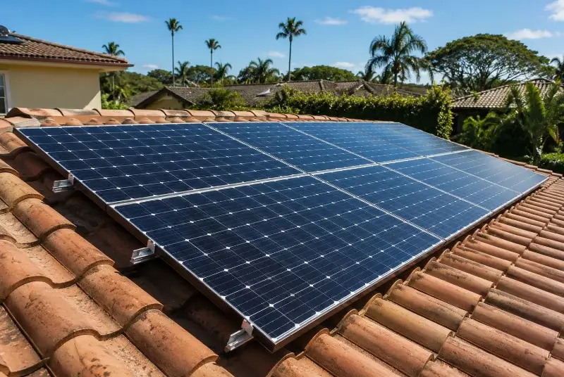Installation de panneaux solaires à Aureille
